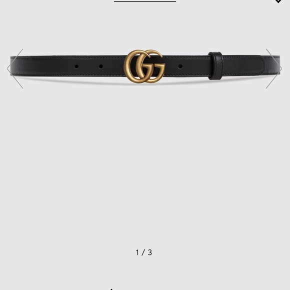 WOMEN’S GG MARMONT THIN BELT - Picture 13 of 14